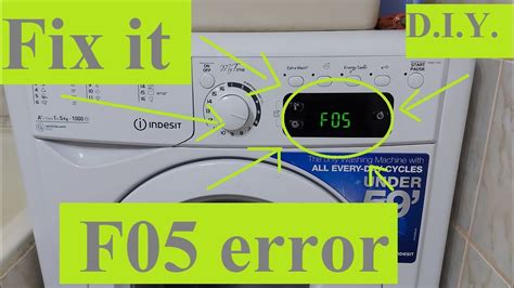 indesit f05 error.